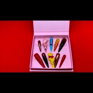 Nailz2foreign is my business I sell lashes and nails